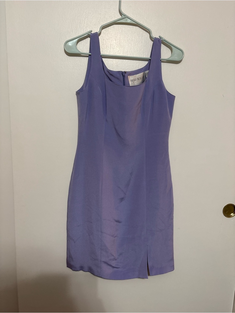 Hugo Buscati Lavender Sleeveless Sheath Dress